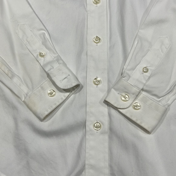 Boys Land’s End Button Down - Size 6 - White- Like New - Smoke & Pet Free Home - Picture 3 of 5